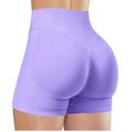 Women's Seamless High Waist Gym Shorts Butt Lifting Slim Fit High Elastic Yoga Shorts for Fitness Training Running & Cycling
