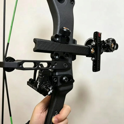 Single Pin Compound Bow Sight, Aluminum Alloy Long | SAMAG