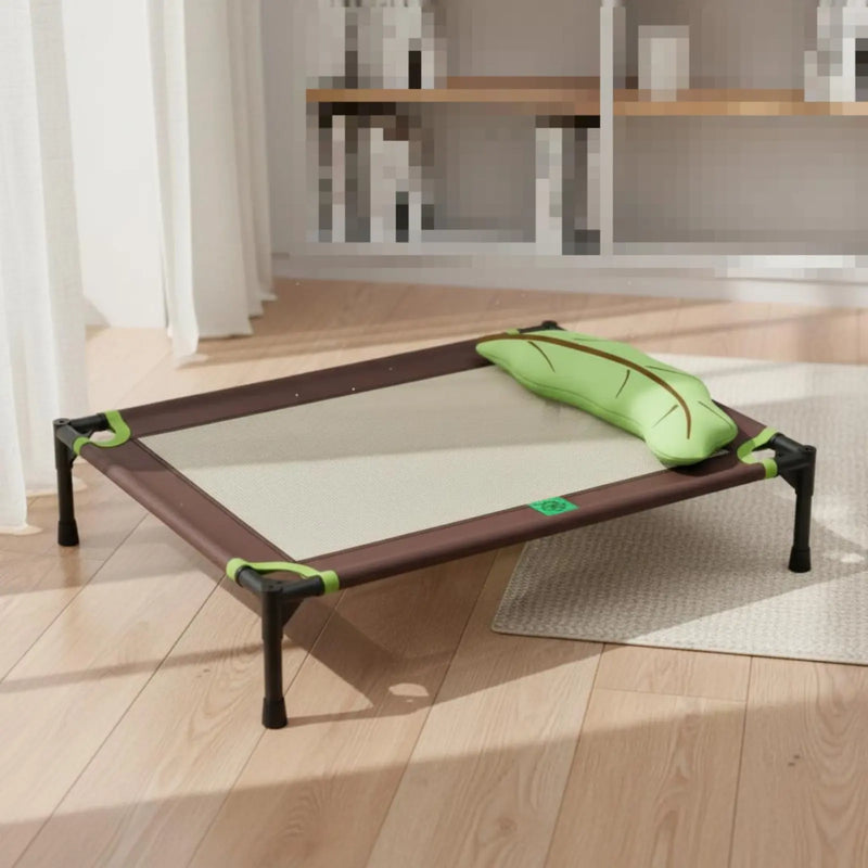 Elevated Dog Bed Moisture-Resistant Raised Pet Cot Dog Camping Bed Scuff-Resistant Resistant All-Season Use for Animals, Indoor