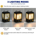 New Camping Lamp: Outdoor, Long Battery, Rechargeable/Solar, Retro Bedside Lamp, Tungsten Warm Light, Portable Handle