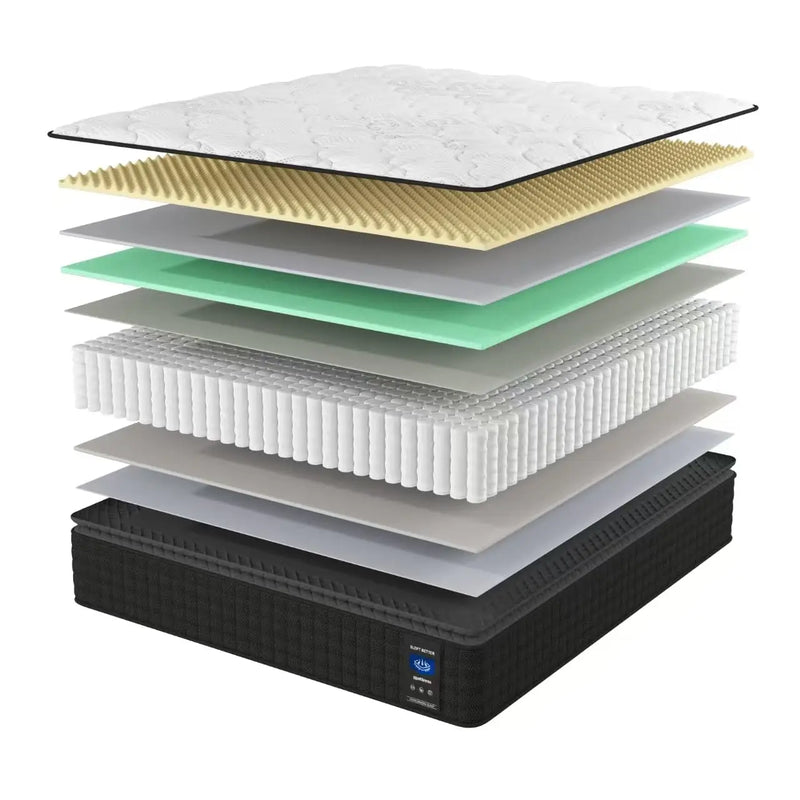 Queen Mattress, 12 Inch Hybrid Mattresses Memory Foam - View 5 | SAMAG