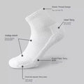 Pairs Men's Cushioned Thick Sole Sports Socks Moisture | SAMAG