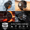 2026 New T-Rex3 Pro 1100mAh Battery Smart Watch GPS Path 5ATM Waterproof Sports Run Tracker Outdoors Compass Military Smartwatch
