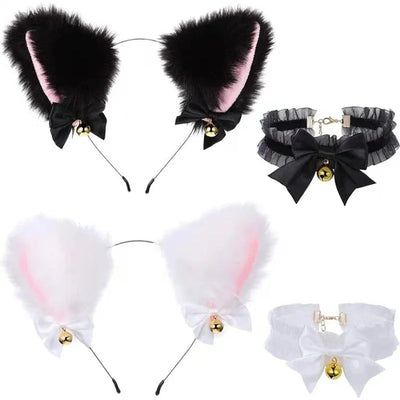 Beautiful Masquerade Halloween Cat Ears Cosplay Party | SAMAG