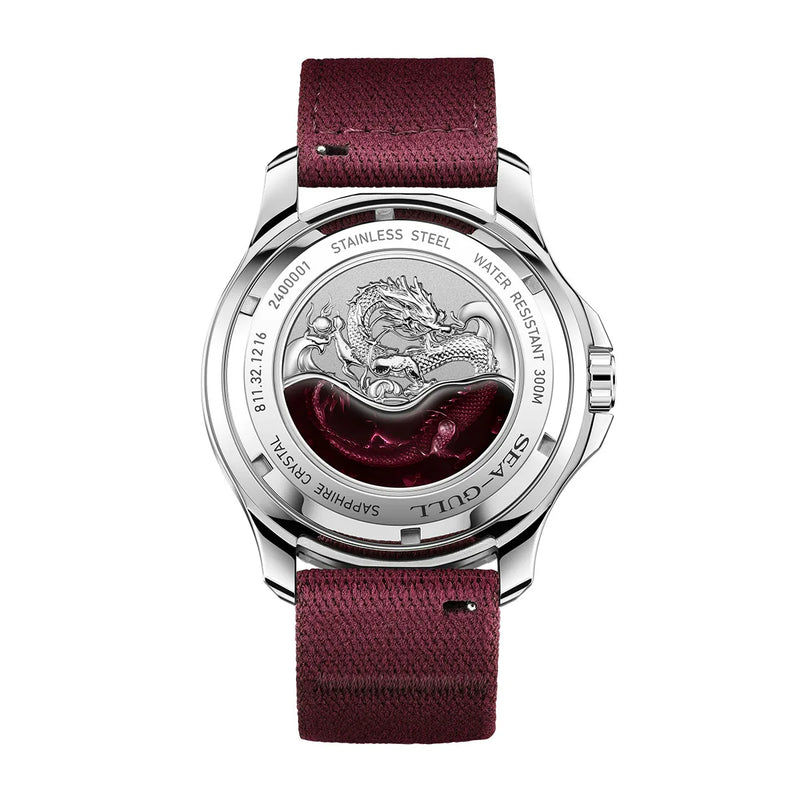 Seagull King of the Dragon Men's Watches Automatic Mechanical Watch Sports Diver 300M Waterproof - Visuel 2 | SAMAG