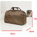 Hot Sale PU Leather Women Travel Duffel Bag for Men Large Capacity Waterproof Travel Bag Design Zipper Multifunction Luggage Bag