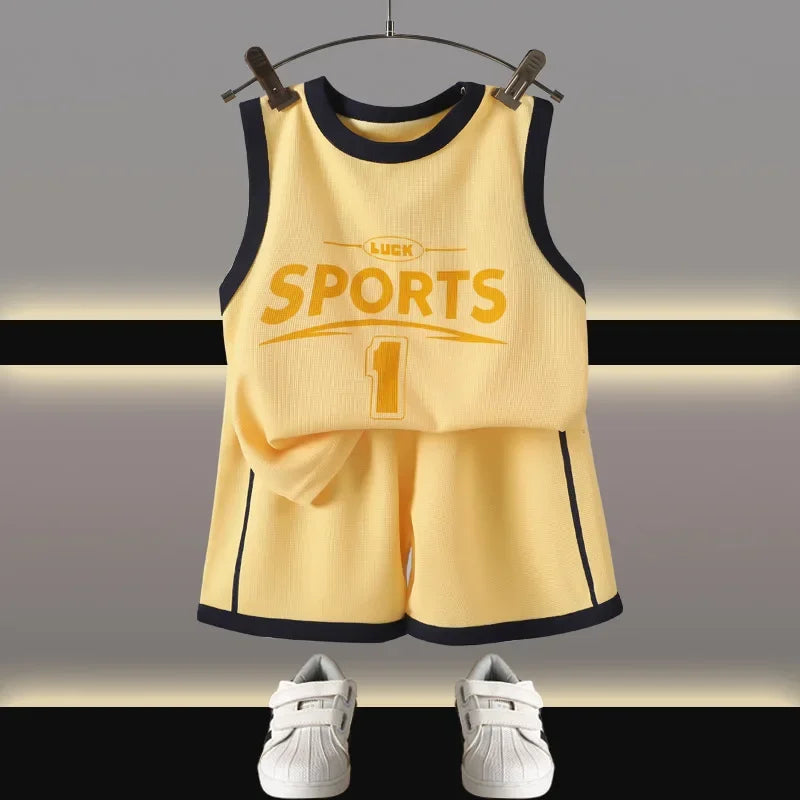 Kids Clothes Boys Girls Vest Suit Summer Children's | SAMAG