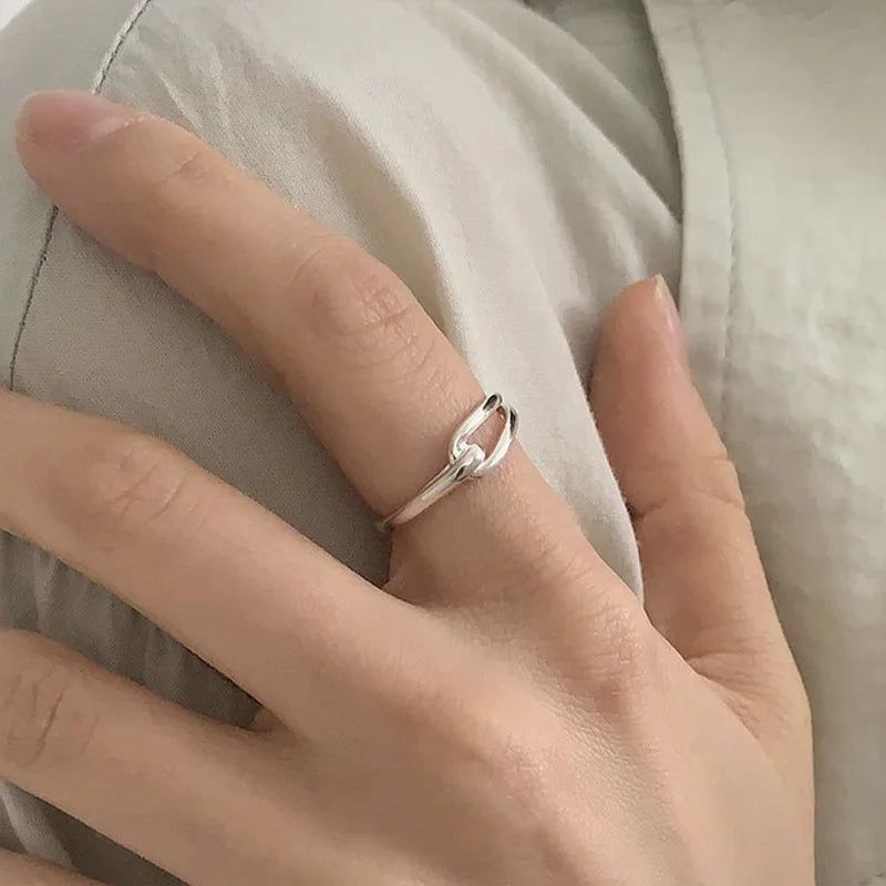 VENTFILLE 925 Sterling Silver Geometric Multilayer Round | SAMAG