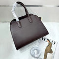 Women Genuine Leather Boston Bag Large Capacity Tote Handbag Soft Cowhide Vintage Shoulder Crossbody Fashion Top Handle Purse 32