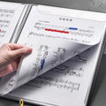 20/30 Pages A4 Sheet Multi-layer Music File Folder Plastic Budget Binder Folder Filing Products Documents Bag Piano Book Desk