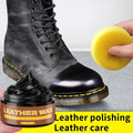 Premium Shoe Polish for Black Leather – Conditions & Shines, Protects Shoes, Bags & Jackets, Non-Greasy Finish, Long-Lasting Shi