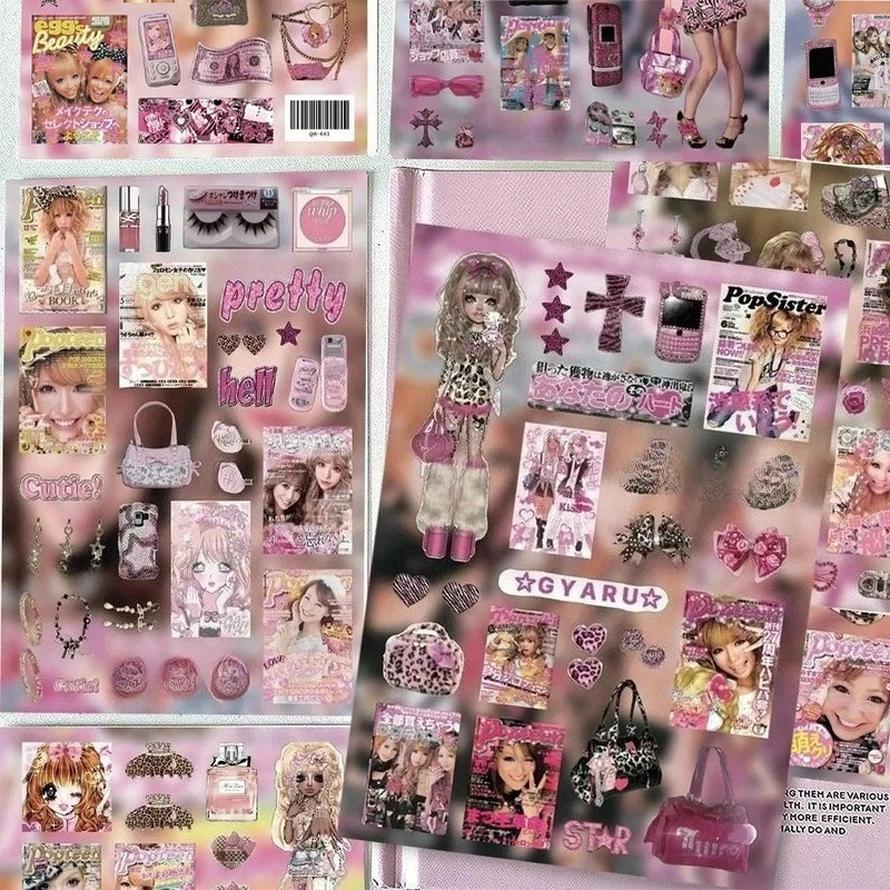 8sheet Kawaii Retro Y2K Shibuya Hottie Showa Style - View 4 | SAMAG
