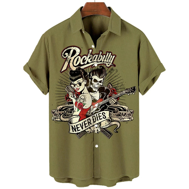 Hawaiian Vacation Men Shirt 3D Printed Man/Women Casual | SAMAG