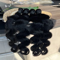 Raw 12A Body Wave Human Hair Bundles Human Hair Brazilian Unprocessed Double Weft Weaving Virgin Hair Extensions Remy Hair Bundles Natural Color 3/4Bundles For Women Daily Use Birthday Holiday Gift Kpop Popular Hairstyles