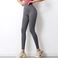 Summer new double-sided woolen nude fitness pants no embarrassing line women's sportswear buttocks lifting high waist yoga pants