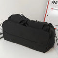 Fashionable Crossbody Bag with Drawstring Accent - Spacious & Secure Zipper Closure - Includes Stylish Bag Charm