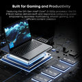 Acer Gadget e10 ETBook Gaming Laptop Intel Core i3-1220P 16GB RAM 512GB SSD Computer 14" 2K IPS ScreenWiFi6 Windows 11 laptops