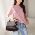 Women's Soft Leather Top-Handle Bags Luxury Design Shoulder Messenger Bags High Quality Handbags and Purses Commuting Sac a Main