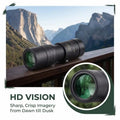 10-300x40 Zoom Professional Telescope Monocular HD Portable Strong Long Range Monocular For Hunting Hiking Camping Travel Sports