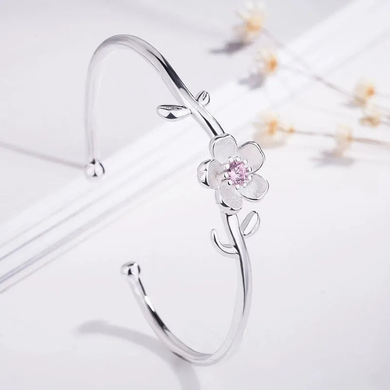 VENTFILLE 925 Sterling Silver Thai Silver Bracelet for Women Vintage Geometric Heart Love Lucky Punk Jewelry 2023 New Dropship