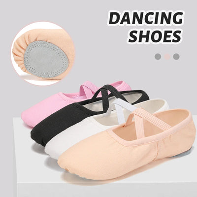 Women Ballet Shoes Girls Dance Slippers Split Sole | SAMAG