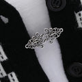 1 Pair Vintage Sweater Swirl Clip Cape Cloak Clips for Dress Retro Cardigan Clip Shawl Clasp Shirt Button Clip for Girl Women