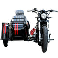 Sidecar Motorcycle 400cc Double Cylinder Water-Cooled Vehicle with Three Wheels