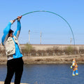 Super Hard Sea Fishing Rod Set Portable Saltwater Travel Pole Set Brake Drag 6Kg Spinning Reel for Bass Pike Pesca 2.1-3.6m