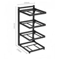 Kitchen Shelf Space - saving Kitchenware Storage Rack Adjustable Pot 3 - 4 Tiers Under Sink/Corner - View 5 | SAMAG