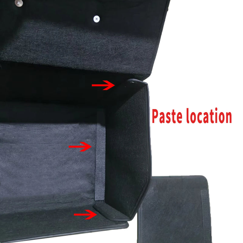 Car Trunk Organizer Box Large Capacity Auto Multiuse Tools Storage Bag Stowing Tidying Leather Folding For Emergency Storage Bo