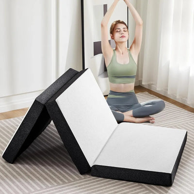 Tri - fold Memory Foam Mattress - Portable Floor Bed | SAMAG