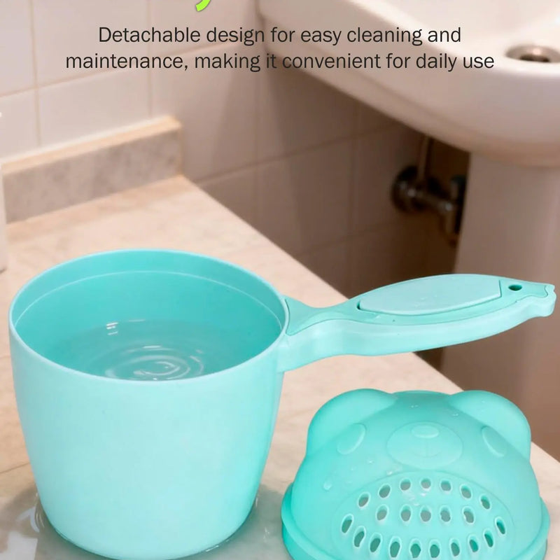 Bath Head Wash for Baby Shampoo Cup Baby Bath and Toddler Bath Toys Rinse Cup Eye Protection