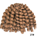 Ombre Braiding Hair Jumpy Wand Curl Crochet Braids Synthetic Crochet Hair Extension for Black Women Jamaican Bounce Curly Hair