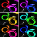 Car Starry Sky Light Fiber Optic Lights LED Auto Interior Decoration Accessories Car Roof Star Lights Ceiling Fiber Optic Light