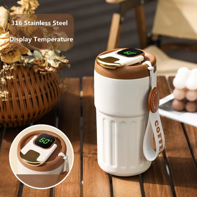 450ml Smart Thermos Bottle Digital LED Display | SAMAG