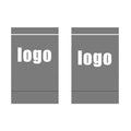 50Pcs/Lot Custom Printed With LOGO Resealable Mylar Bags Stand Up Ziplock Packaging Pouch