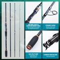 Goture Xceed Portable Fishing Rod Reel Set Carbon Fiber | SAMAG