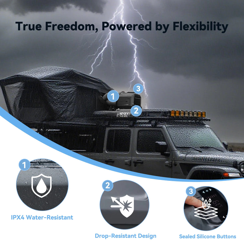 CYBERTAKE S2 Pro Portable Air Conditioner, All-in-One Cooling & Heating Unit for Camping, RV, Tent, Home & Outdoor Adventures