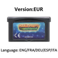 Mario GBA Games cards EUR USA Version GBA Game Cartridge 32 Bit Video Game Console Card Series Super  Wario Land4