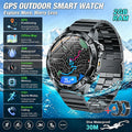 2026 Offline Map New Smart Watch 3ATM Waterproof GPS Navigation Compass Altimeter Flashlight Men 170+ Sports Bracelet Men Women