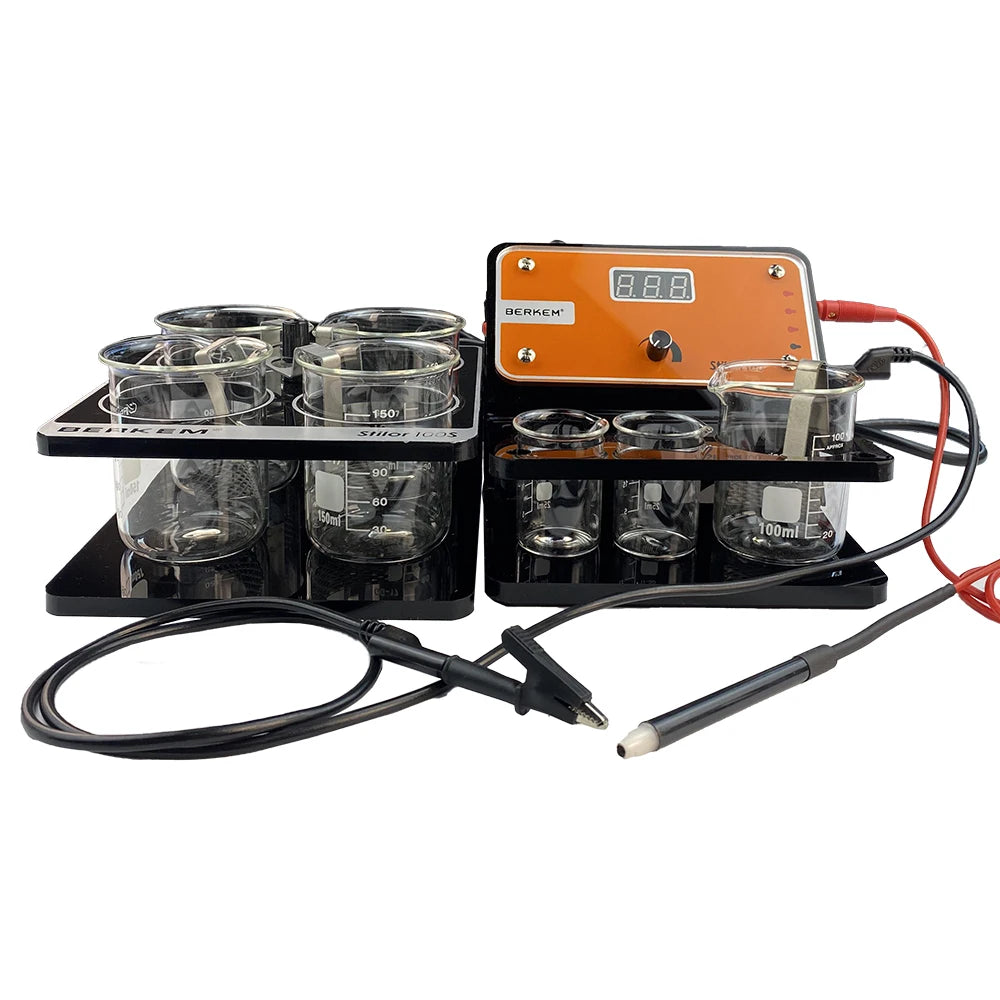110V Pen-type Jewelry Electroplating Machine With Beaker Silver/Copper Decorative Processing Equipment Gold Plating System Kit