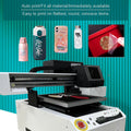 40*50CM Industrial Automatic Digital UV Flatbed Printer, Energy Efficient CMYK White Color Roll to Roll Printing Machine