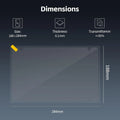 5PCS Screen Protector for Anycubic Photon Mono M7 Pro M7 Resin LCD 3D Printer Scratch Proof Protector Film 3D Accessories