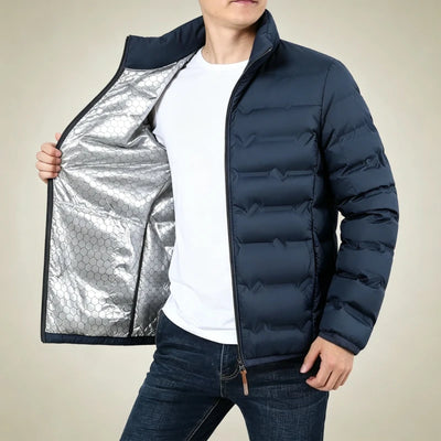 Graphene Self-heating Parka Jackets Men Solid Windproof | SAMAG
