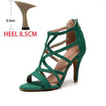 Adult Latin Dance Shoes for Woman Soft Sole Heel Sandal Female Cha Cha Tango Professonal Ballroom Training Stage Boots OEM Heel