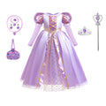 Rapunzel Dress for Princess  Tangled Cosplay Costume Halloween Cosplay Christmas Carnival Birthday Party Fancy