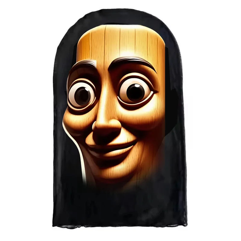 Tung Tung Tung Sahur Riding Mask Funny Breathable Mesh Fabric Mask 3D Mask Cosplay Italian Brainrot Anime Action