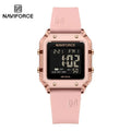 NAVIFORCE New Wristwatch for Women Multifunction Digital Waterproof Auto Date Display Silicone Strap Fashion Luxury Woman's Watc