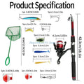 P9FC Beginner Fishing Set Tackles Including Reel | SAMAG