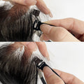 HD Lace Hairline Topper for Receding Hairline, Forhead Human Hair Topper with Elastic Band Ear to Ear Lace Frontal Extension